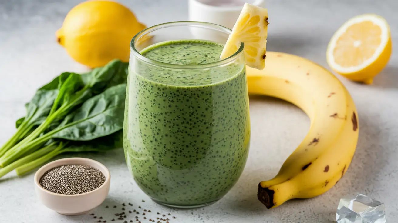 Spinach and Chia Seed Smoothie