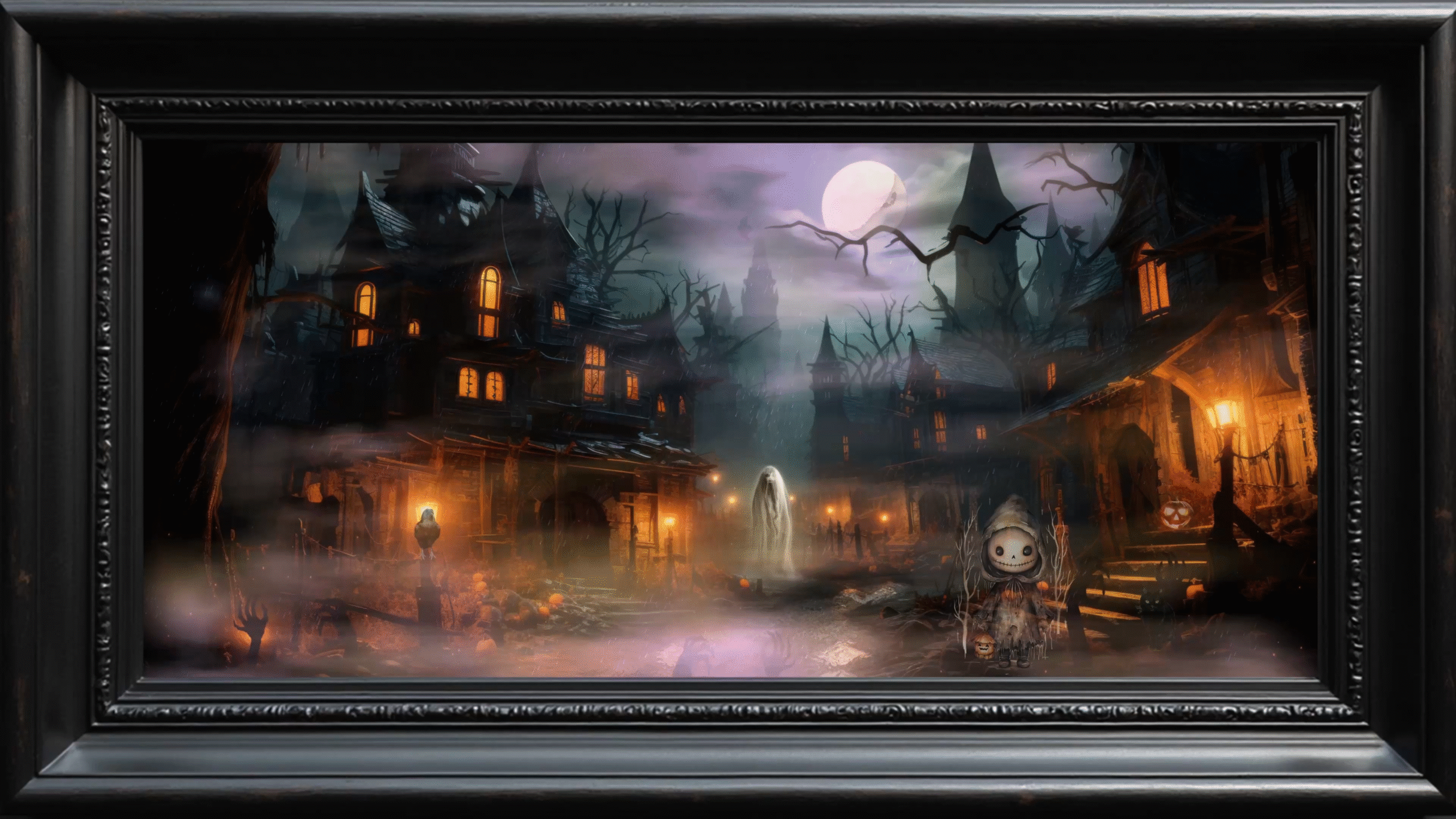 Hauntingly Cozy Halloween Screensavers for Your Home TV